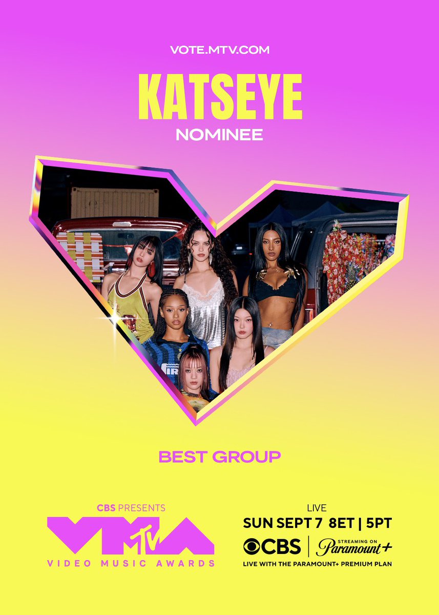 KATSEYE (@katseyeworld) on Twitter photo EYEKONS, voting for <a href="/vmas/">Video Music Awards</a> Best Group starts now 🖤 click the link below and go to MTV’s Instagram story to vote. #VMAs #KATSEYE
instagram.com/stories/mtv/37… EYEKONS, voting for <a href="/vmas/">Video Music Awards</a> Best Group starts now 🖤 click the link below and go to MTV’s Instagram story to vote. #VMAs #KATSEYE
instagram.com/stories/mtv/37…