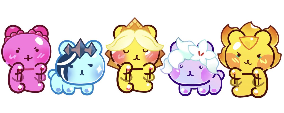 Potatita_kun's tweet photo. 💓👑🍦⚜️ 🧀  #purevanillacookie #goldencheesecookie #whitelilycookie #darkcacaocookie #hollyberrycookie https://t.co/8XpAR6vCbN
