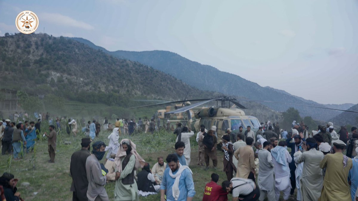 In Kunar, rescue operations have not stopped for a moment. Security forces &amp; volunteers keep digging through the rubble, carrying the injured to safety &amp; comforting grieving families. #AfghanistanEarthquake