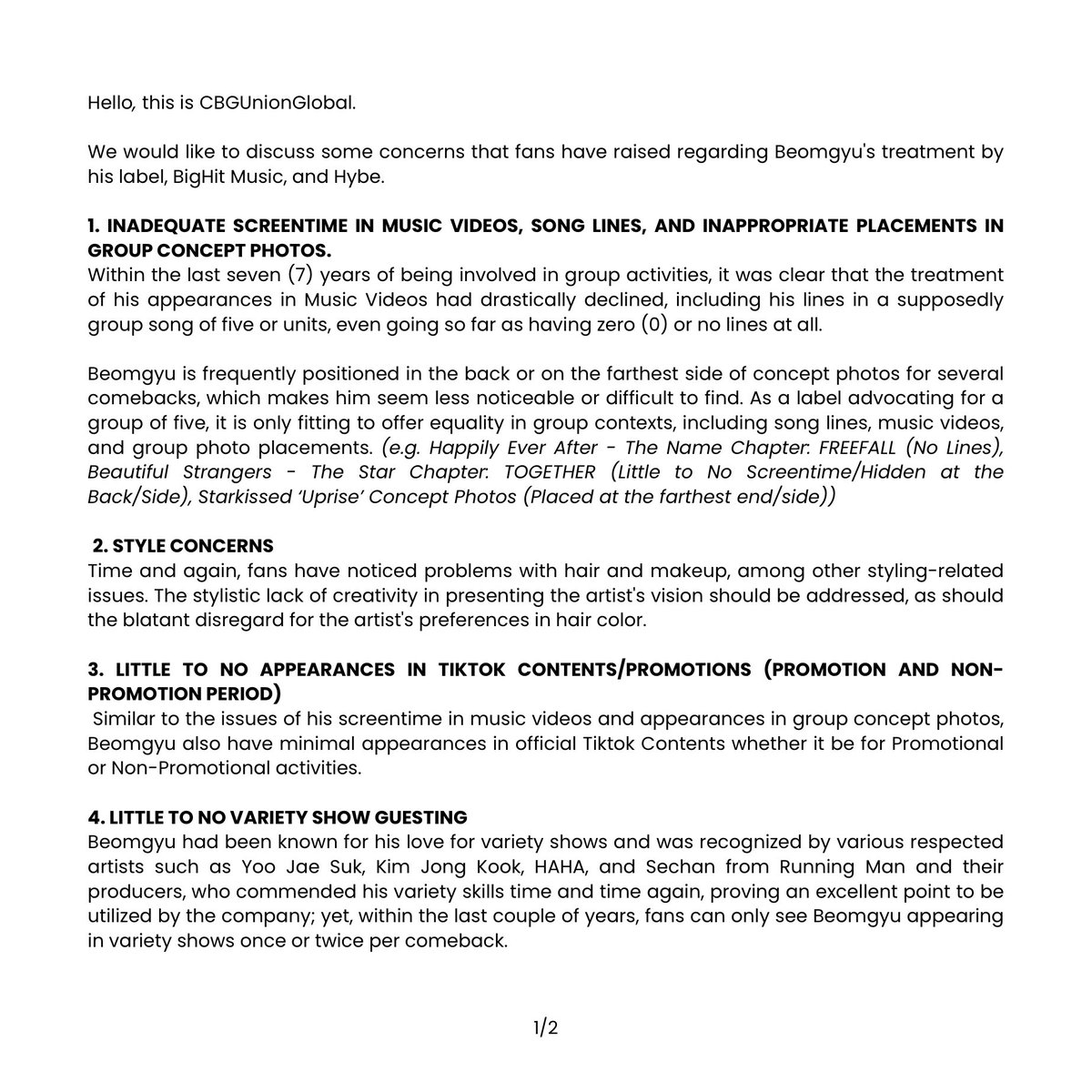 bamguetic's tweet image. If you all moas still silent and saying we should wait more you clearly dont know for how many years we telling bighit to treat beomgyu better...
Manage Beomgyu Better  
#TreatBeomgyuFairly
#BeomgyuDeservesBetter
@TXT_bighit @BIGHIT_MUSIC