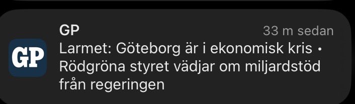 mattiastykesson's tweet photo. Larmet: Göteborg är i ekonomisk kris. Rödgröna styret är oförmögna att styra och leda och fattar inte vad ekonomiska prioriteringar betyder. #svpol #gbgpol https://t.co/NKkZq3NrER