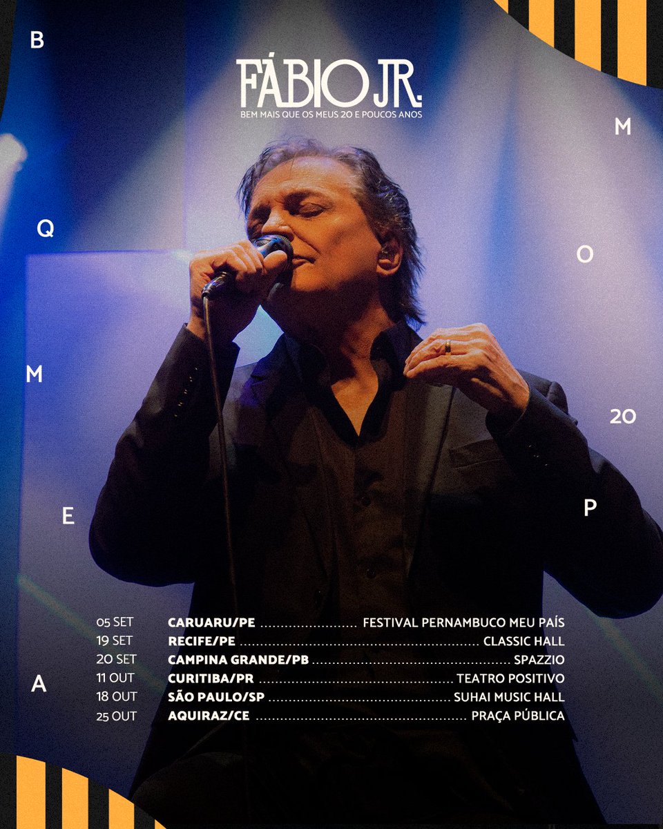 Novas datas atualizadas pra vocês, moçada! ❤️  Onde nos encontramos?