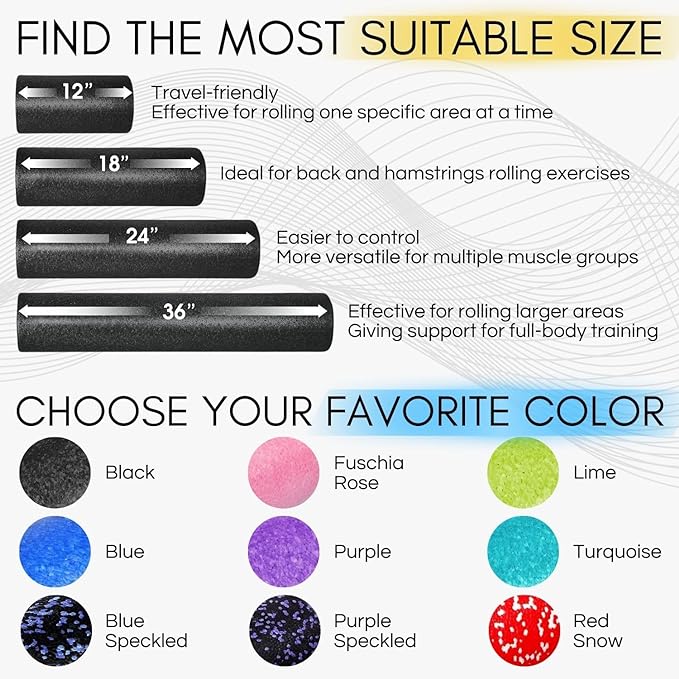 FindsForHome's tweet image. Relieve tension &amp;amp; recover faster 💪 The Yes4All High-Density EPP Foam Roller is perfect for yoga, pilates, stretching &amp;amp; muscle recovery. Available in 12, 18, 24 &amp;amp; 36 inch sizes.

👉 amzn.to/4p4FWfG

#FoamRoller #FitnessRecovery #YogaTools #ad