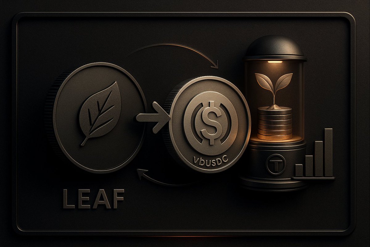 xerescrypto's tweet image. 🚀 A new chapter is unfolding on @Ternoa_
Turn your stables into a yield engine. Swap $LEAF to vbUSDC and let them work for you. Capital efficiency meets real growth with up to 20% APY 💸
Bridge, stake, earn. The future of DeFi is here 🌱
#DeFi #YieldOptimization