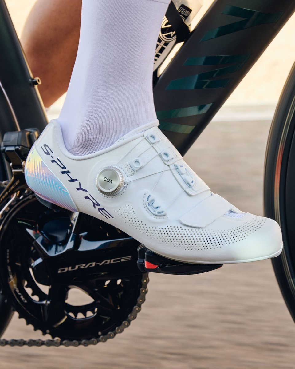 RideShimano's tweet image. Get the most out of your power transfer with the S-PHYRE and DURA-ACE pedal combination!

#ShimanoRoad