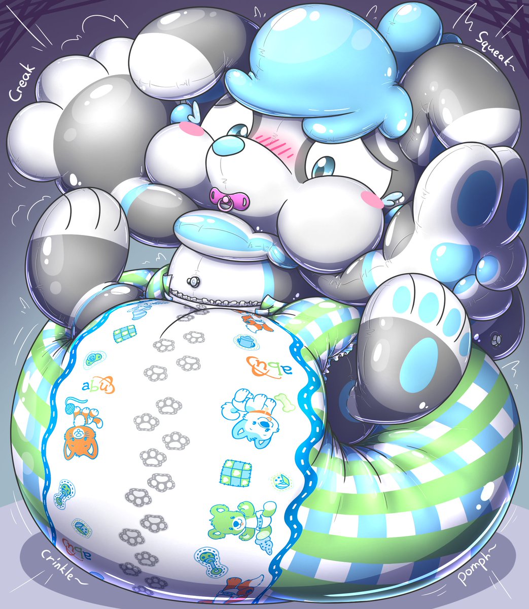 Anonymous Commission Part 5-7/7 [Inflation, Diaper, Wet]