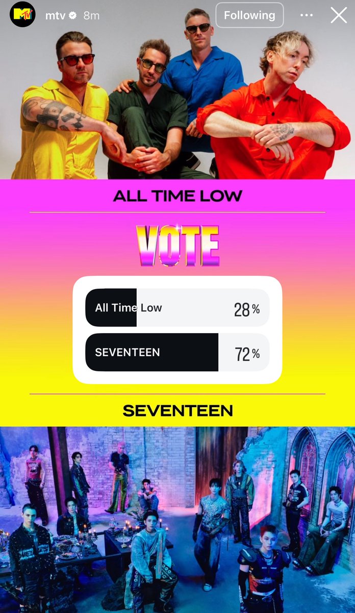 𝑿𝒖 (@xueishaoo) on Twitter photo ROUND 1 ADY STARTED: ALL TIME LOW VS SEVENTEEN ‼️
how to vote:
— open your ig and search for @/mtv
— click their ig story and find for SEVENTEEN
— lastly, vote for SEVENTEEN ONLY
— utilize all your accounts! create more!
<a href="/pledis_17/">세븐틴(SEVENTEEN)</a> #SEVENTEEN #세븐틴
#VoteSEVENTEEN_onVMAs ROUND 1 ADY STARTED: ALL TIME LOW VS SEVENTEEN ‼️
how to vote:
— open your ig and search for @/mtv
— click their ig story and find for SEVENTEEN
— lastly, vote for SEVENTEEN ONLY
— utilize all your accounts! create more!
<a href="/pledis_17/">세븐틴(SEVENTEEN)</a> #SEVENTEEN #세븐틴
#VoteSEVENTEEN_onVMAs