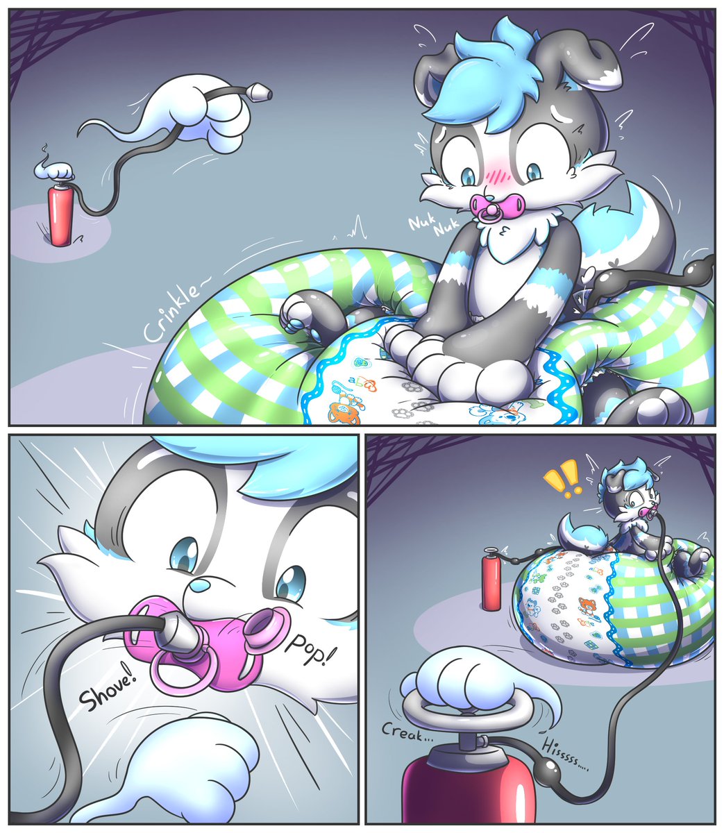 Anonymous Commission Part 5-7/7 [Inflation, Diaper, Wet]