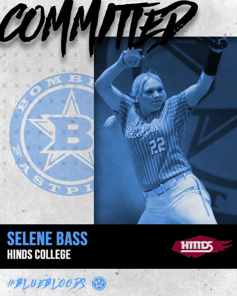 Congrats to TX Bombers Gold KTX 16U player Selene Bass and her family. Selene has committed to play softball for Hinds College! #BlueBloods #collegecommit #bombernation