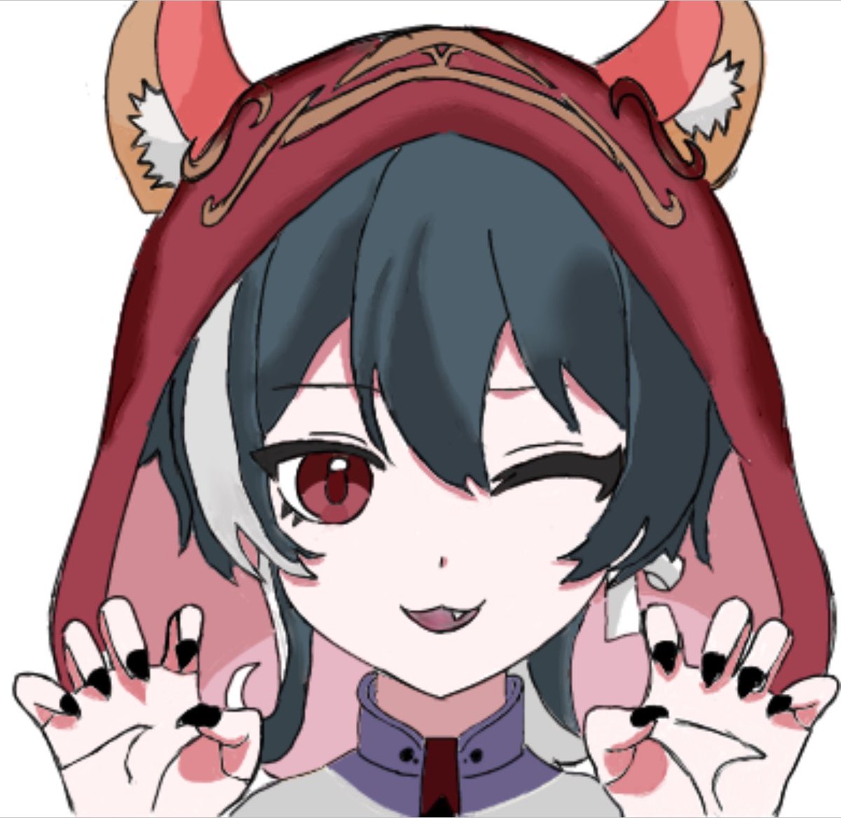 いつもお世話になってます！！
前回は某🦈メイドだったので今回はシンプルぷるふちゃんを描いてみました！！
線と色分けが上手くなくてごめんなさい🙏
獣耳は初期案です
#赤絲ぷるふ
#ぷるふあとりえ
#Vtuber