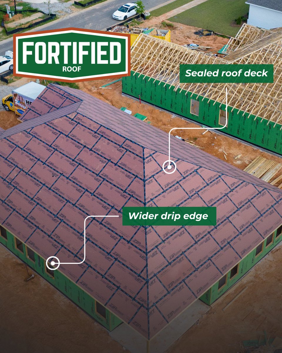 What makes a #FORTIFIED Roof different? The real strength lies beneath the shingles. 🏠

FORTIFIED's science-backed features work together to keep wind and rain out during severe storms. Discover FORTIFIED's difference that makes your home stronger at fortifiedhome.org/roof/.