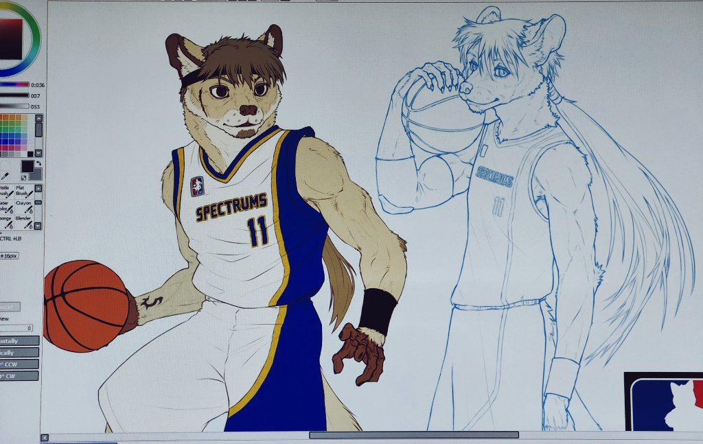 Comparing the soon to be birthday boys' drawing from last year and this year

Definitely lankier, but I think it's more fitting that way, given his role

 That said, definitely not gonna get coloured and shaded in time XD

orz