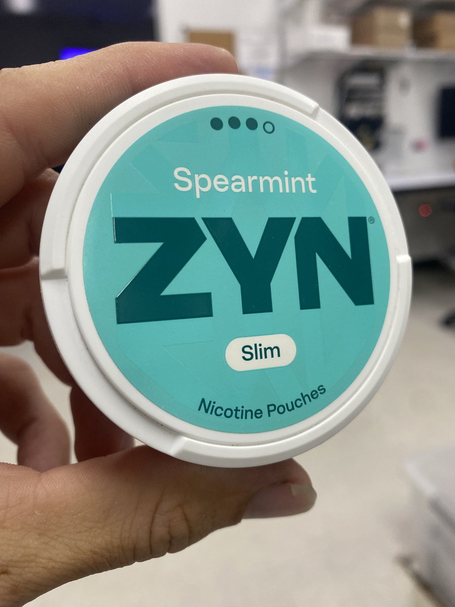 DerekWalters11's tweet image. 🚨 FOTD FLAVOR OF THE DAY 🚨 

$ZYN Is Not A Sin!

FOTD: Spearmint 9mg Slim

Slims for the win! Better version of the USA 6mg dry spearmint pouch. Nice light minty taste, not too strong. 9mg keeping the juices flowing all day. Score 8.5/10!

@ZynCoinERC20 X @PouchConnect