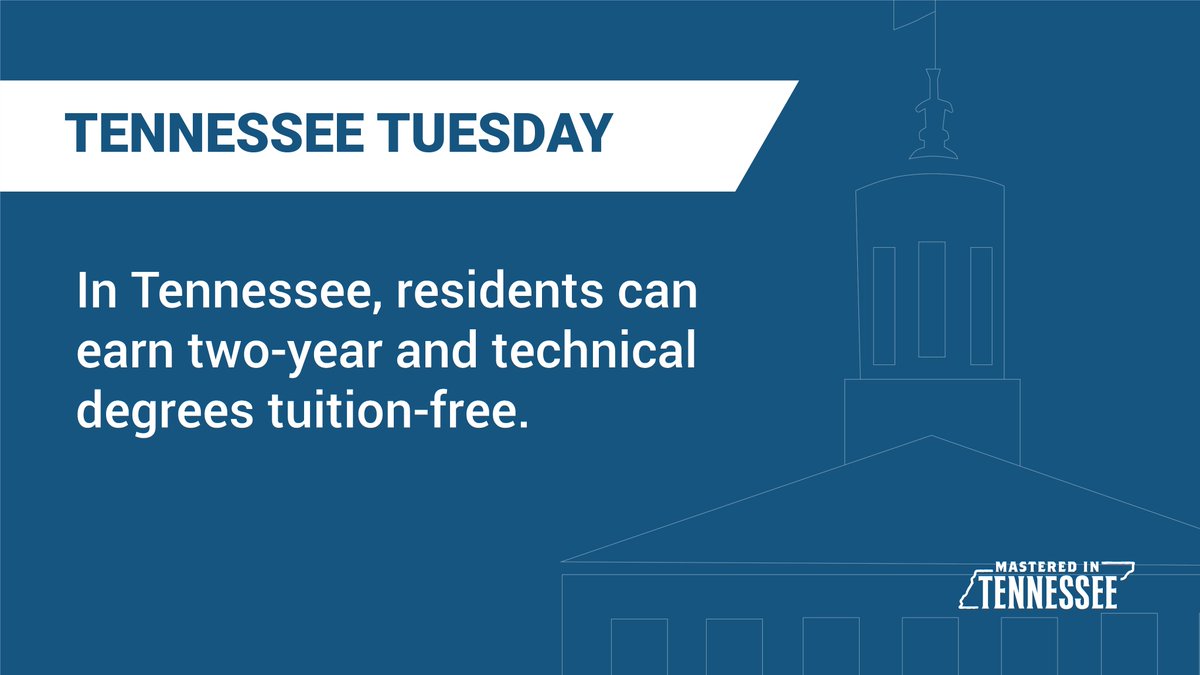 TNECD's tweet image. September is National #WorkforceDevelopmentMonth, and our state's workforce is second to none. 💪
In Tennessee, residents can earn two-year and technical degrees tuition-free, helping us train workers for the jobs of the future. This investment in education ensures that our…