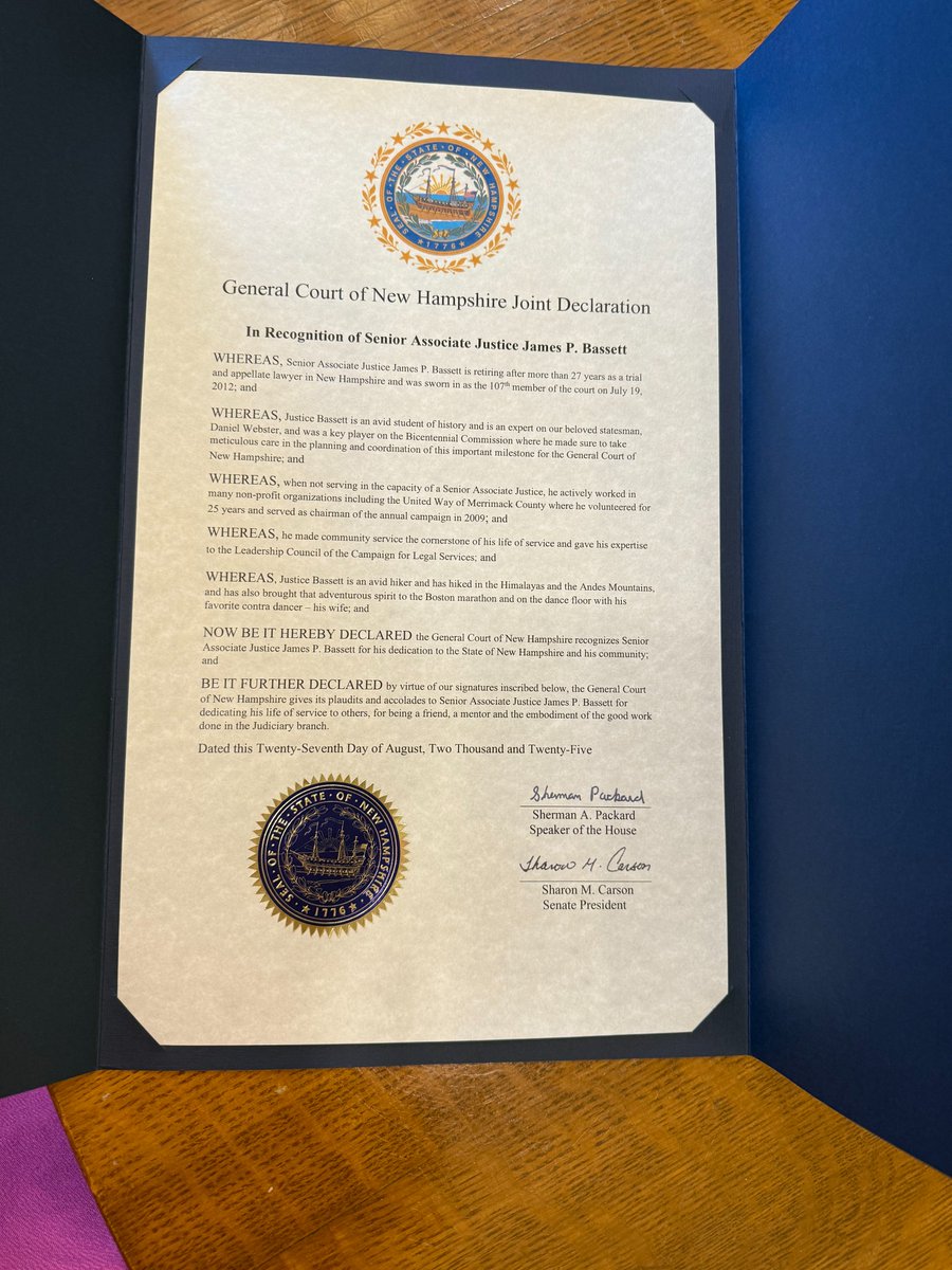 Speaker Sherman Packard tweet media