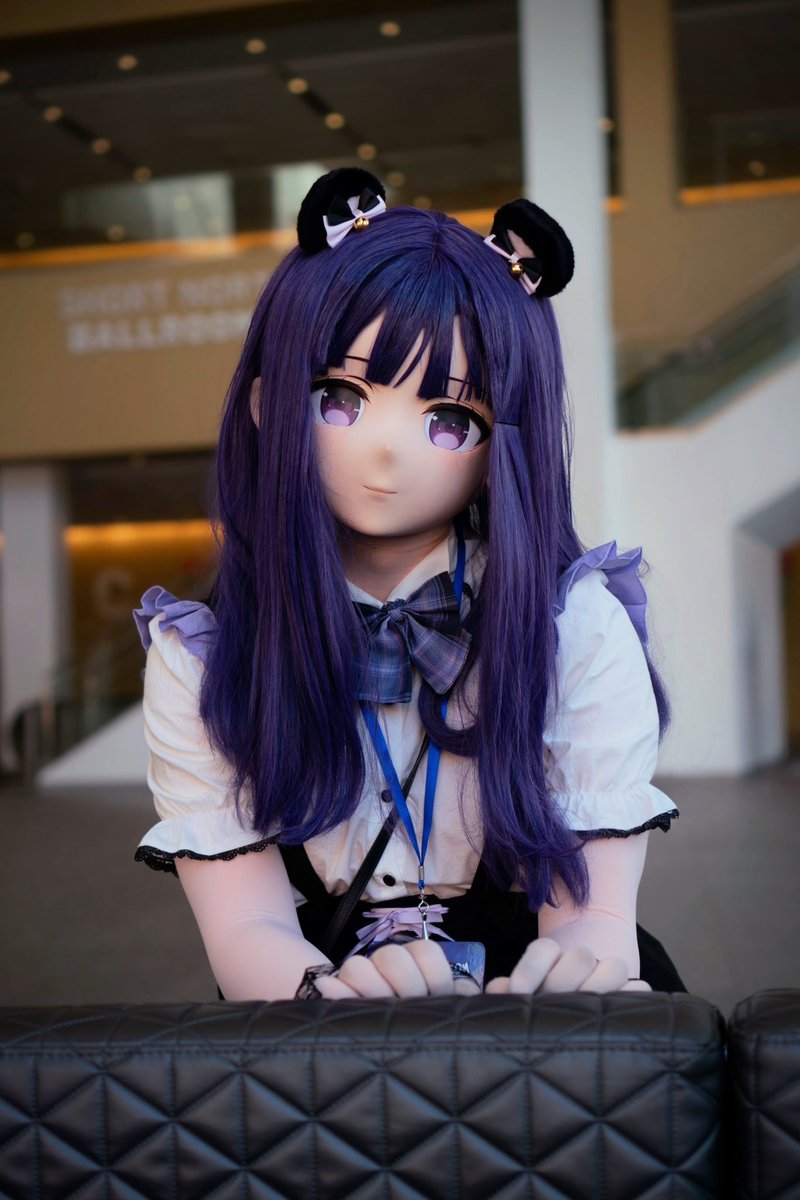 Re-introducing “Purple”!

Henceforth known as…
Murasaki JuJu!! 💜

#kigurumi #着ぐるみ #matsuricon 
📸: <a href="/minamikig/">Minami 🩷</a>  💙