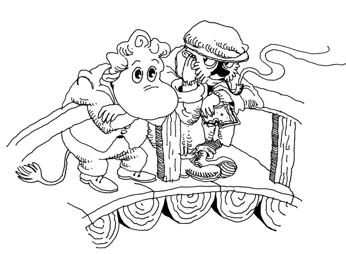 Ted And Ralph Ted and ralph if they were snufkin and moomin #thefastshow