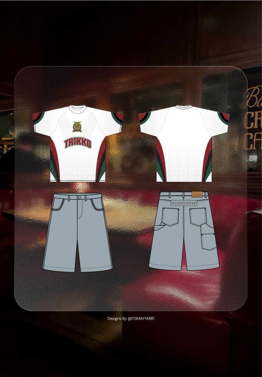 jersey and denim shorts designs for <a href="/trikkobrand/">Trikko.</a>