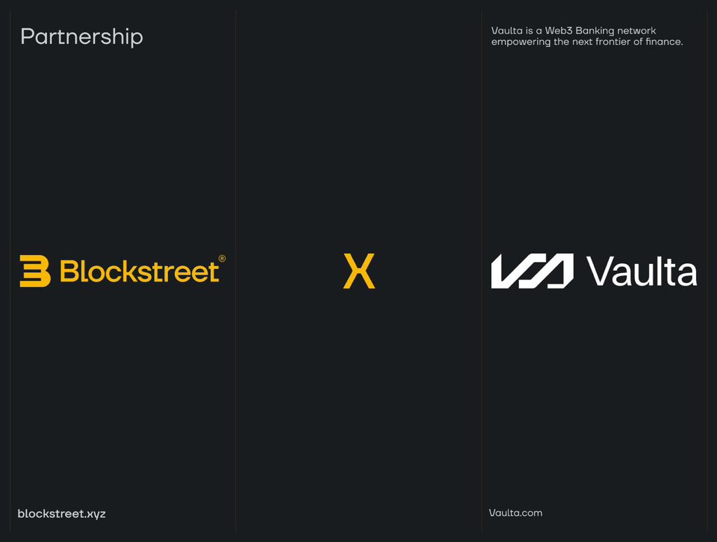 Vaulta_CN's tweet image. Vaulta × BlockStreet：银行级金融，链上级启动

我们非常高兴地宣布与 @BlockStreetXYZ 达成合作——它是首个 USD1 原生的多链启动平台，正在加速跨链生态的采用。

Vaulta 正在为 @worldlibertyfi 提供通向 USD1 驱动发行的全新入口。
🚪大门已开，欢迎入场。🧵