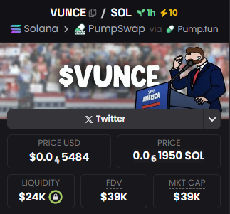 celibwating tewday:
DEX paid 
Boosted
Cult forming
Website incoming 

$vunce FqCVUywi2reF8hDj8QfAo6FTStapjAx1v4fFu94cpump