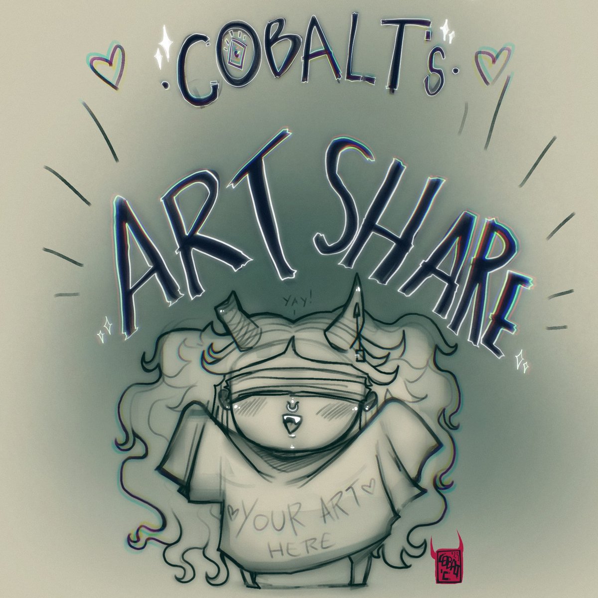 Cobalt_C_Art's tweet image. 😈 Cobalt&apos;s #artshare !!! 😈
 Lets support human art !!! 

- Introduce yourself and share your art !
- ❌ NO A/I-N/FTS ew ❌
- like and RT for visibility 
- tag whoever you want!

Lets support each other, spread love and find #artmoots ~