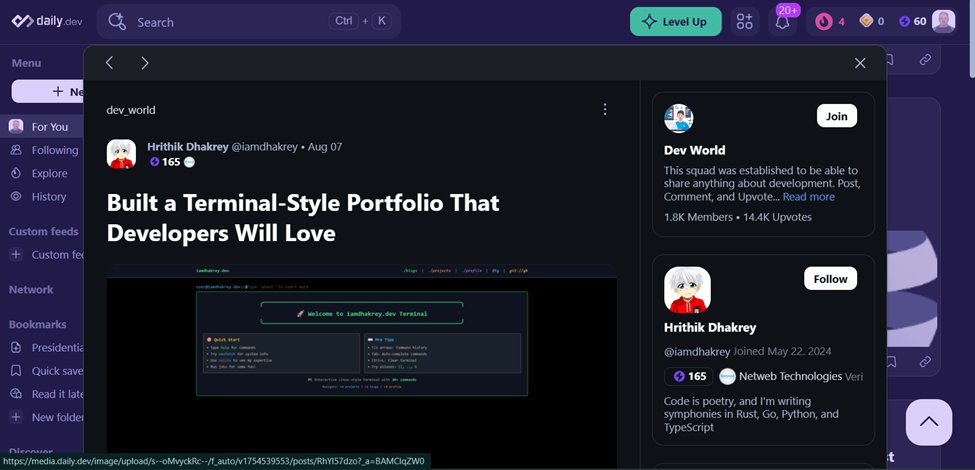DayDayUp22's tweet photo. 📅 Tuesday, August 26, 2025 — Progress Report

🚀 #Beyond365DaysOfCode Day 240
💻 #100daysofcode Day 240
📚 #freeCodeCamp | #TheOdinProject | #Codecademy | #BuildInPublic
Daily Wins:
✅ Read 1 article on freeCodeCamp news
✅ Read 1 article on https://t.co/dG1z4CHuu3 https://t.co/87cmy1cFdA