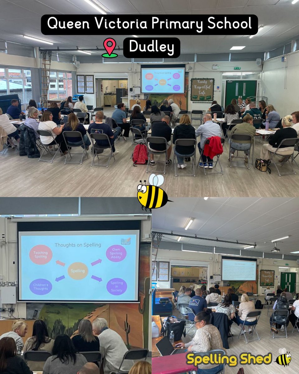 Spelling Shed ๐๐ (@spellingshed) on Twitter photo ๐ Staff at Queen Victoria Primary School in Dudley got September started in style with Spelling Shed training.
These sessions are an ideal way to develop staff knowledge and ensure a consistent approach to teaching spelling.
๐ What a fantastic way to begin the new term! ๐ Staff at Queen Victoria Primary School in Dudley got September started in style with Spelling Shed training.
These sessions are an ideal way to develop staff knowledge and ensure a consistent approach to teaching spelling.
๐ What a fantastic way to begin the new term!