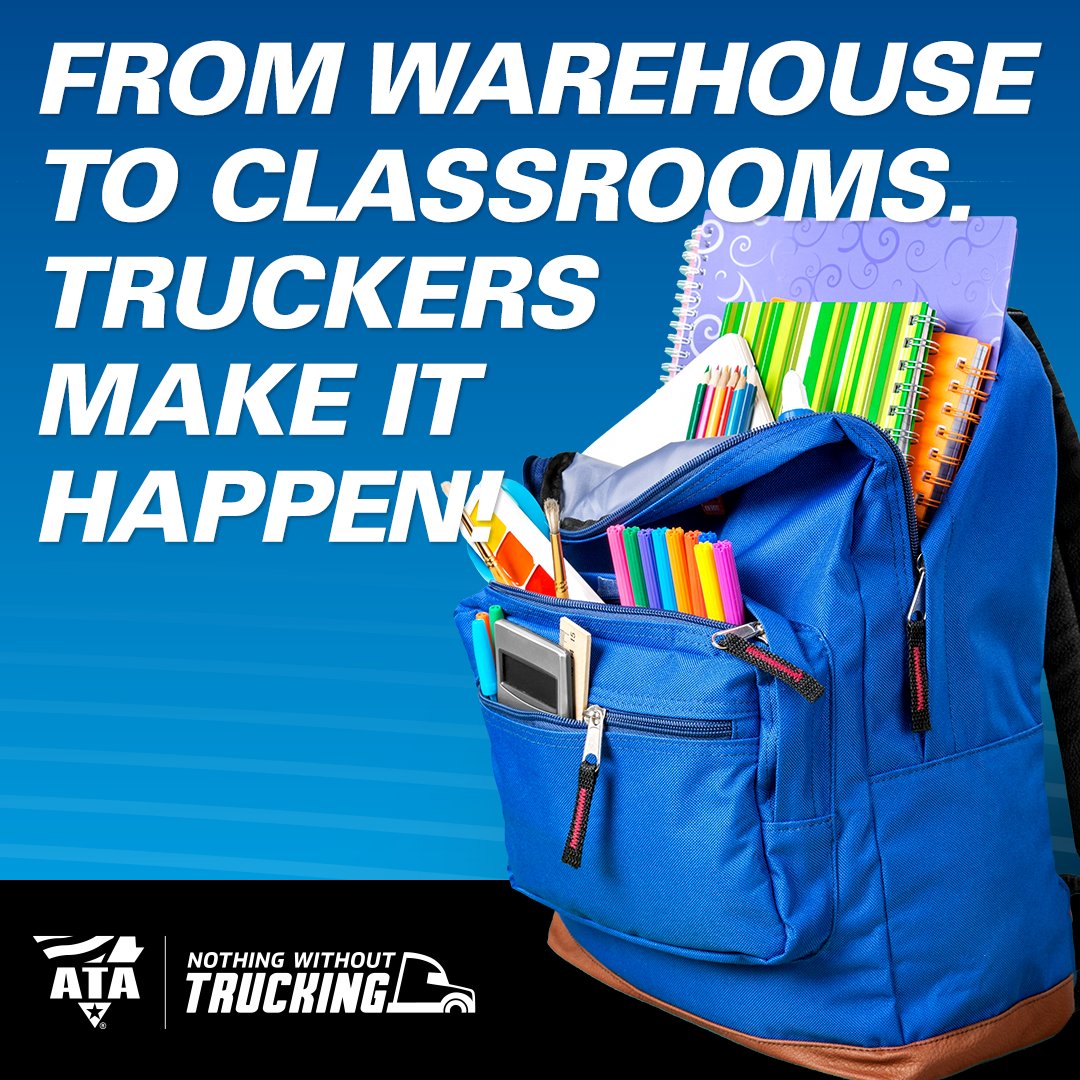 As we embark on another school year – let’s pause and name the items that got here on a truck. We will start…

✏️ School supplies
🎒 Backpacks
📱 Tech tools
🍎 Lunchbox essentials