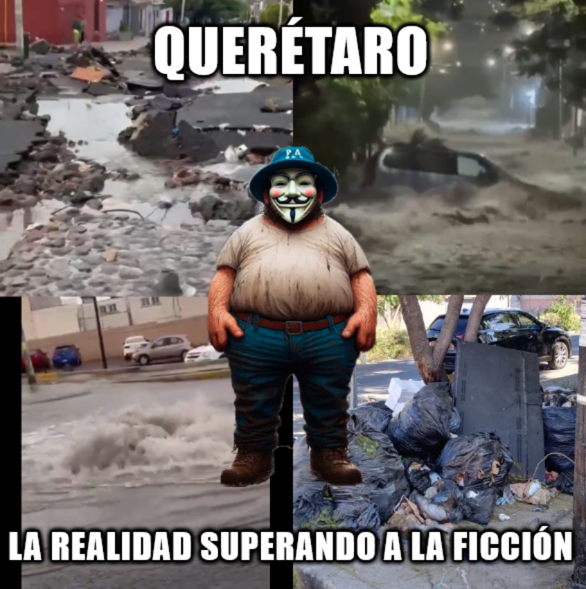 Es #Querétaro, donde la realidad supera a la ficción...