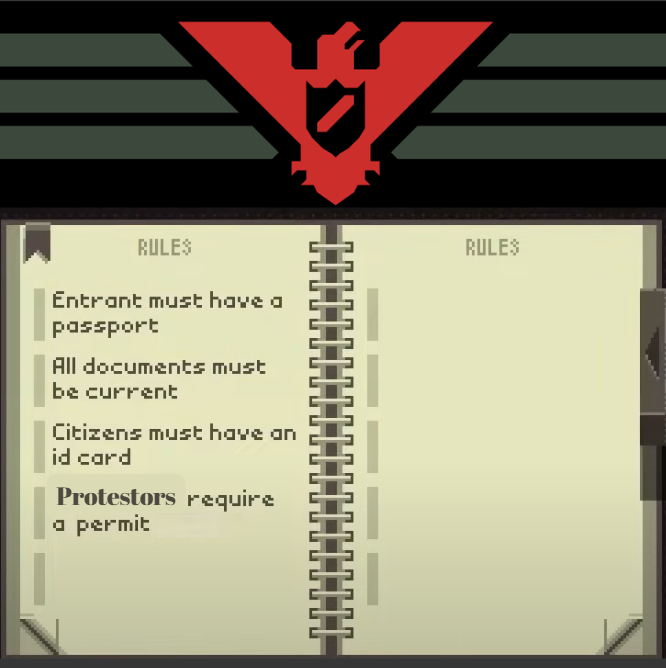 Sepherdd's tweet image. Literally arstotzka