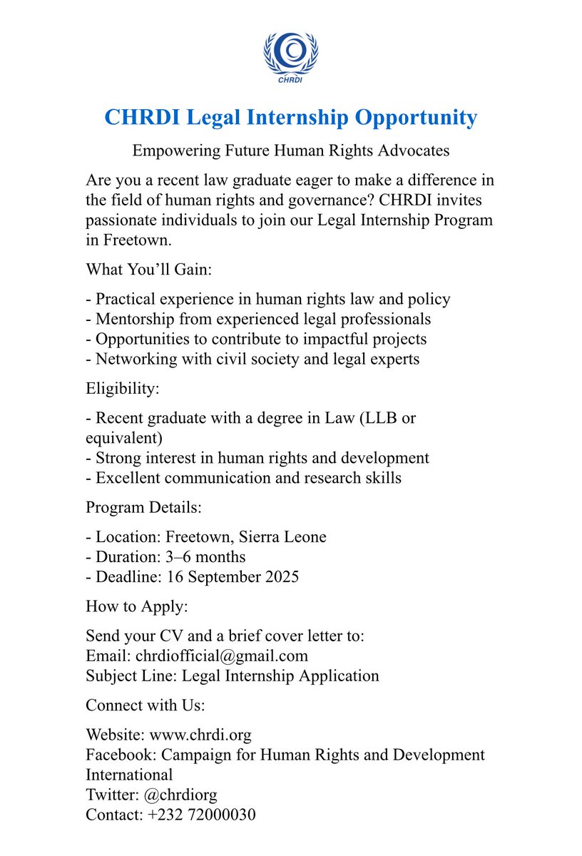 CHRDI (@chrdiorg) on Twitter photo 