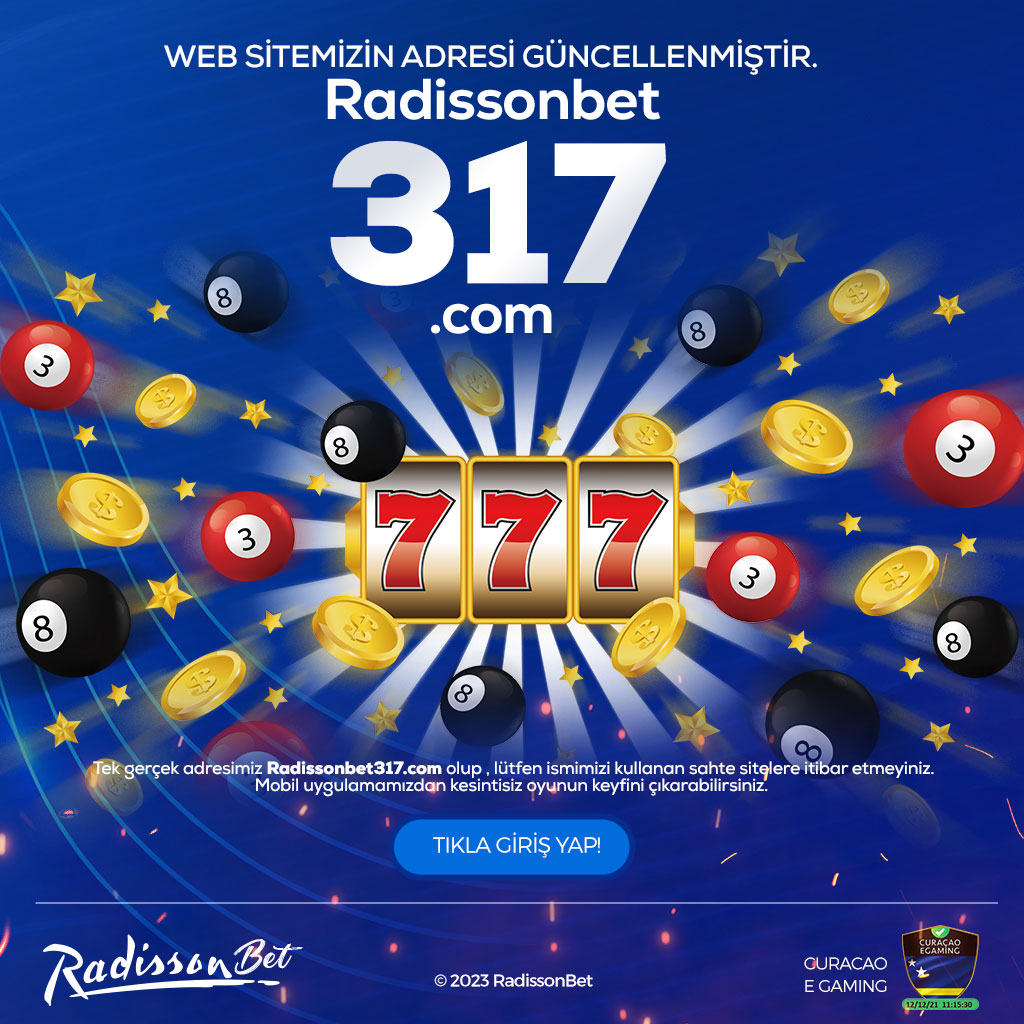 🌟 Raddisonbet Güncel Giriş Adresi radissonbet317.com hizmetinizdedir.
 
💻 #Radissonbet'e  Her Zaman En Doğru Güncel Giriş Bilgisi İçin Sosyal Medya Hesaplarımızı Takip Ediniz!
 
🔮 #RadissonBet 7/24 Hizmetinizdedir, tüm oyunlarınızda bol kazançlar, keyifli günler dileriz.