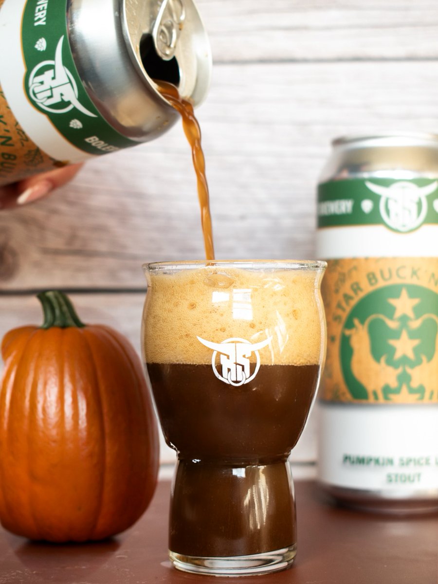 It’s starting to smell like fall 🍂🍁

Equal parts dessert stout and cozy café latte - Star Buck’n Bull balances roasted coffee bitterness with sweet, creamy vanilla and warm spices to create a nostalgic autumn treat.   

Available Now!