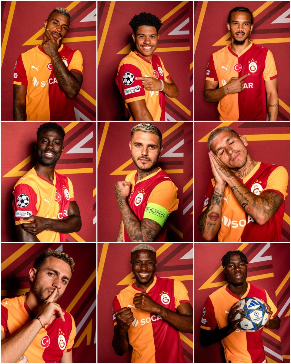 📸 Şampiyonlar Ligi, Galatasaray albümünü yayınladı.