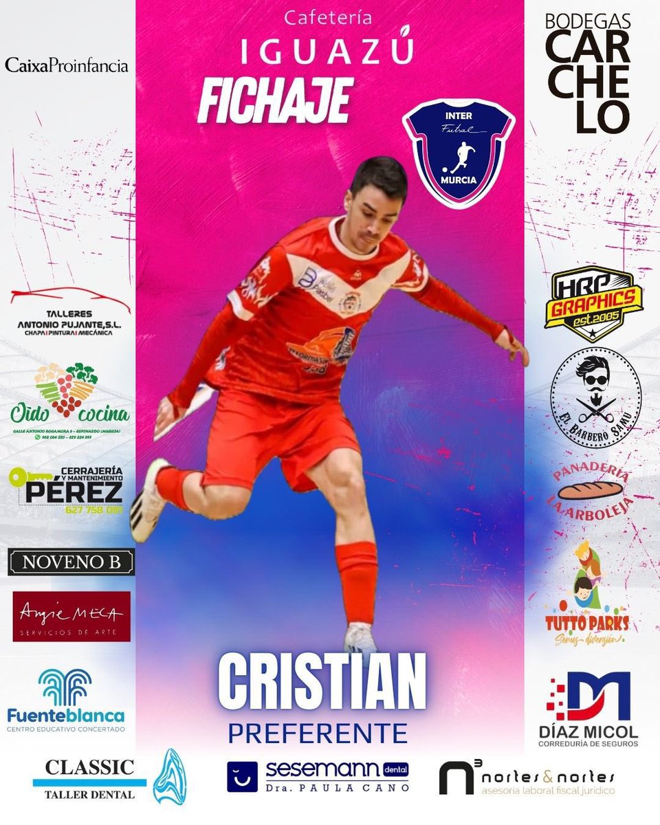 ✍️ ¡NUEVO FICHAJE! 

⚽️ Cristian Navarro formará parte del Inter Murcia para la temporada 2025/2026

🔝Viene de cosechar grandes números estas ultimas dos temporadas en preferente 

#SomosInter