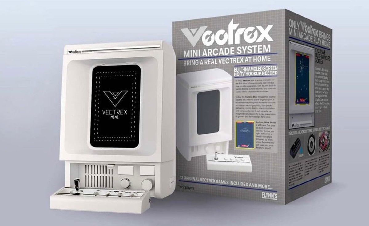 Vectrex Miniに限定200台のホワイトエディションが登場予定。価格は250ドル。Kickstarterキャンペーンの「Founder’s Edition」は限定50台で115ドルで販売 – レトロゲームで遊ぼう！ retro-gamer.jp/?p=39692