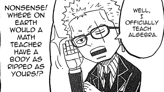 kitsuzoro's tweet photo. one piece party already made zoro a math teacher 😂 https://t.co/uCK8XJG7kk
