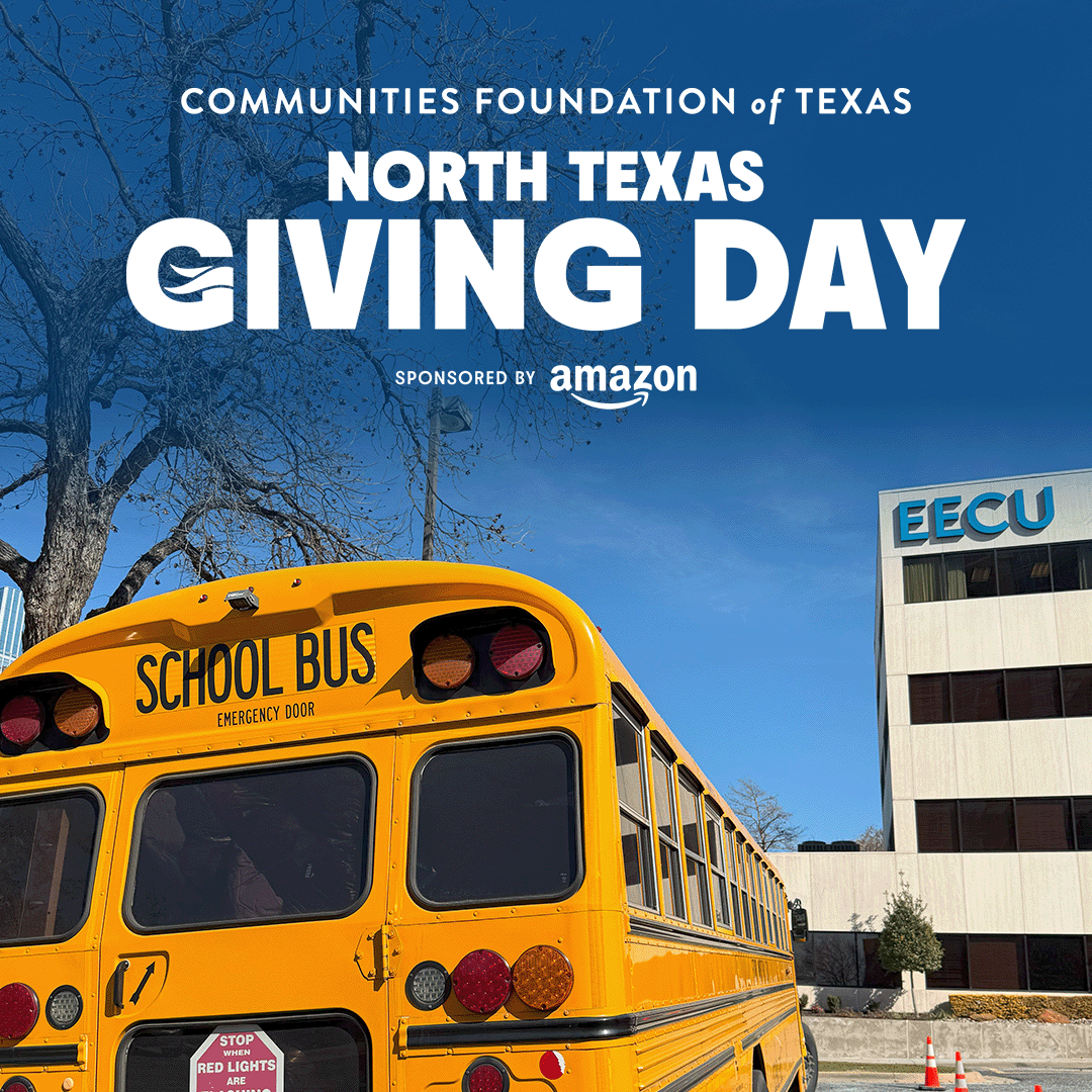 EECUFoundation's tweet photo. We're proud to join forces with organizations across the metroplex for @NTxGivingDay on 9/18! Donations we receive will directly support our annual "Stuff the Bus" winter clothing drive for @FortWorthISD students.

Early donating is open: https://t.co/b4iiPZIKrd https://t.co/8ELb9gpTF7