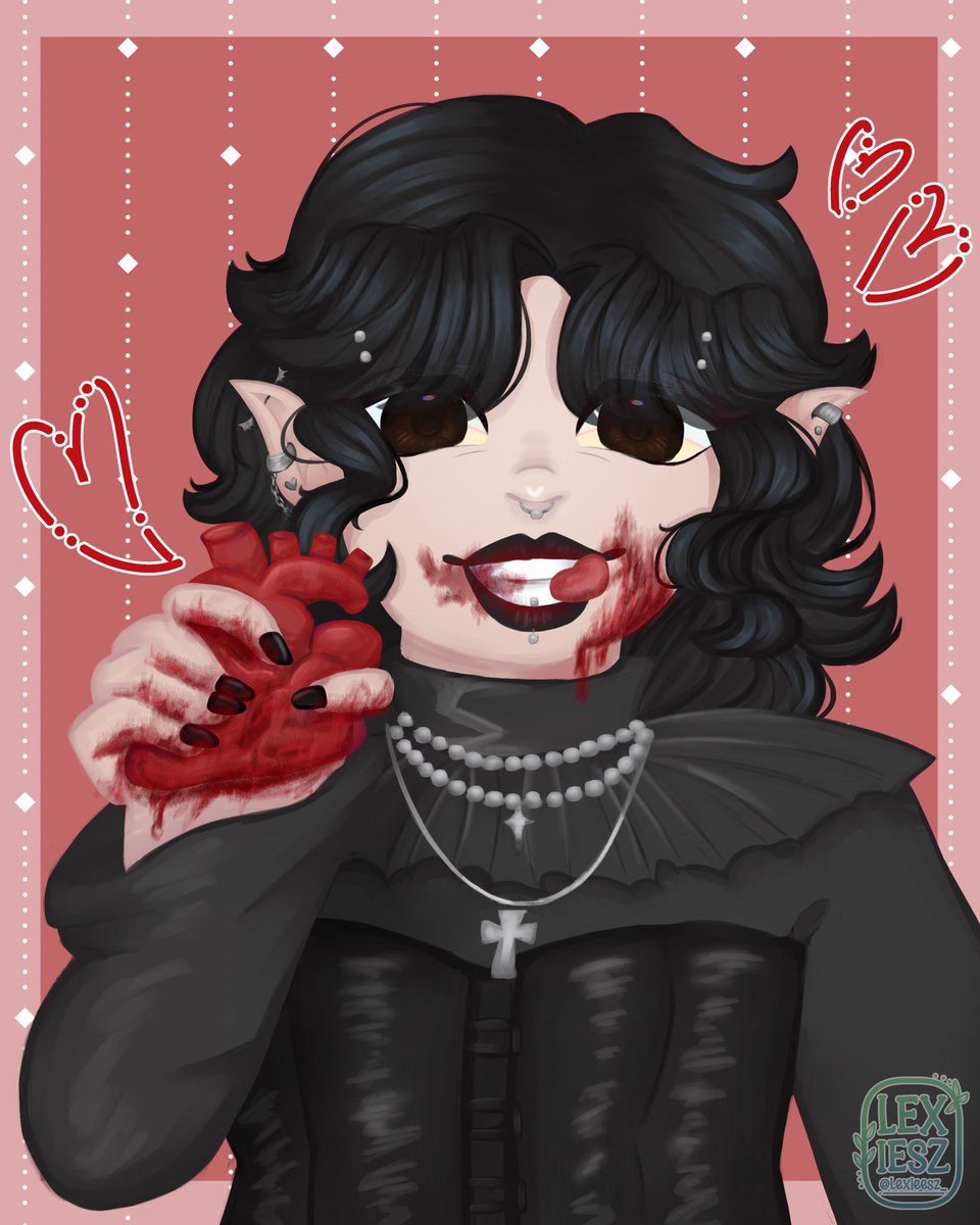 lexieesz_'s tweet photo. ╭﹒ Arte ⟢ ઉ
﹕Obrigado pela confiança 

╰﹒Para: @acidtearsA 

Tw: um pouco d sangue e coração 
Essa foi uma arte que fiz para o projeto @DoeUmBinder 
❤️ + 🔁 = artista feliz https://t.co/45xs4P4XhU