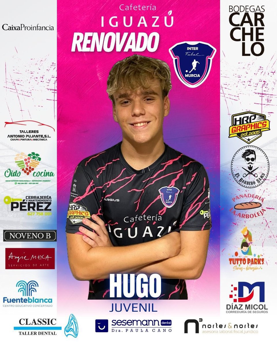 ✍️ ¡RENOVADO! 

⚽️ Hugo López renueva su compromiso y estará en el Inter Murcia para la temporada 25/26 

🤠 La primera pieza del segunda juvenil del Inter Murcia renueva su compromiso para seguir defendiendo nuestros colores

#Somosinter