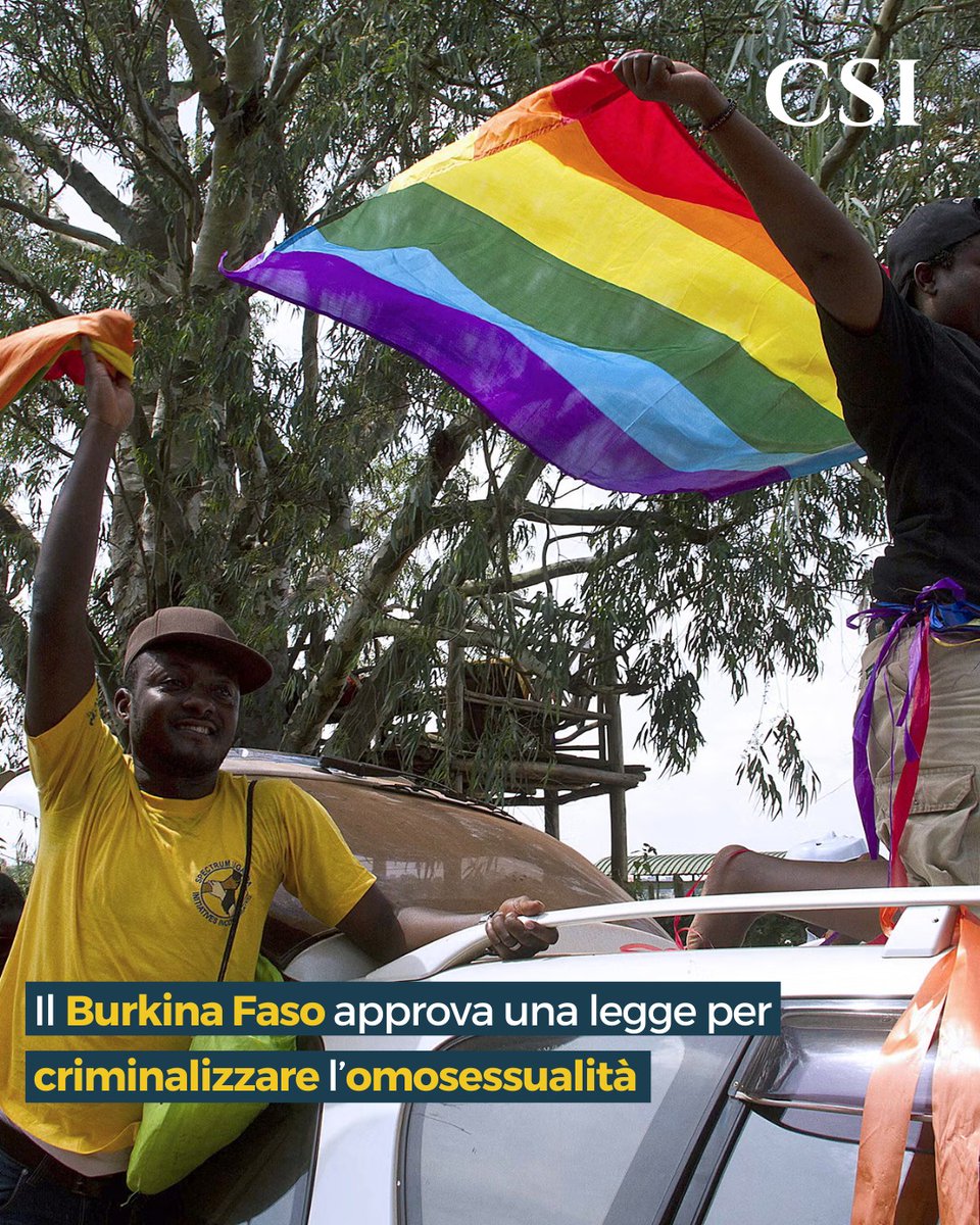 🇧🇫🏳️‍🌈 Il #BurkinaFaso approva una #legge che criminalizza l’#omosessualità. 

A cura di Francesco D’Apolito

👇
instagram.com/p/DOGuTszCDlw/…
