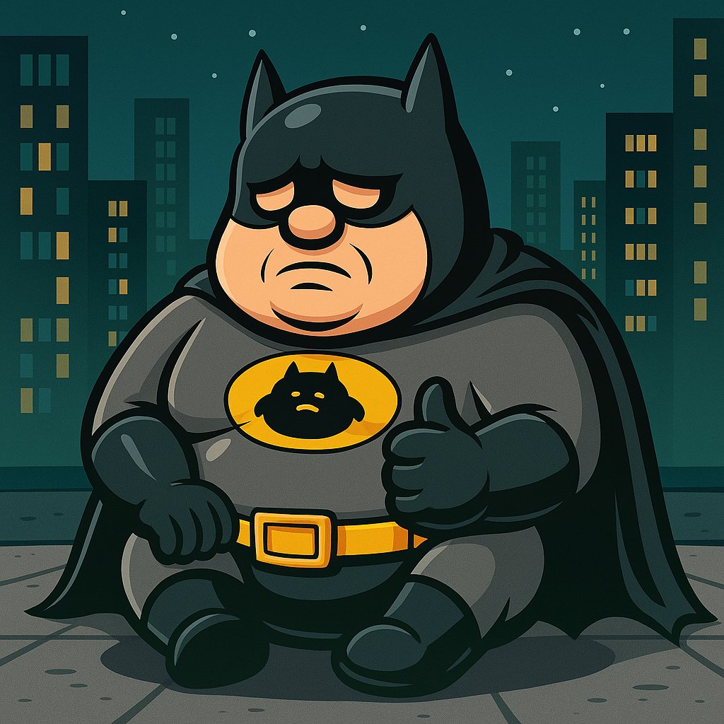 Fatswaps's tweet image. 😔 FATMAN is sad…

😞 FATMAN is lonely…

But every hero needs a squad. 🦸‍♂️🍕

🐸🐶🐱🐧 FATMAN is searching for his ultimate meme alliance.

💥 Drop your favorite memecoins below fam &amp;amp; let’s build the FATMAN &amp;amp; Friends universe together!

#FATMAN #FATSWAP #DEX #memecoins $FAT…