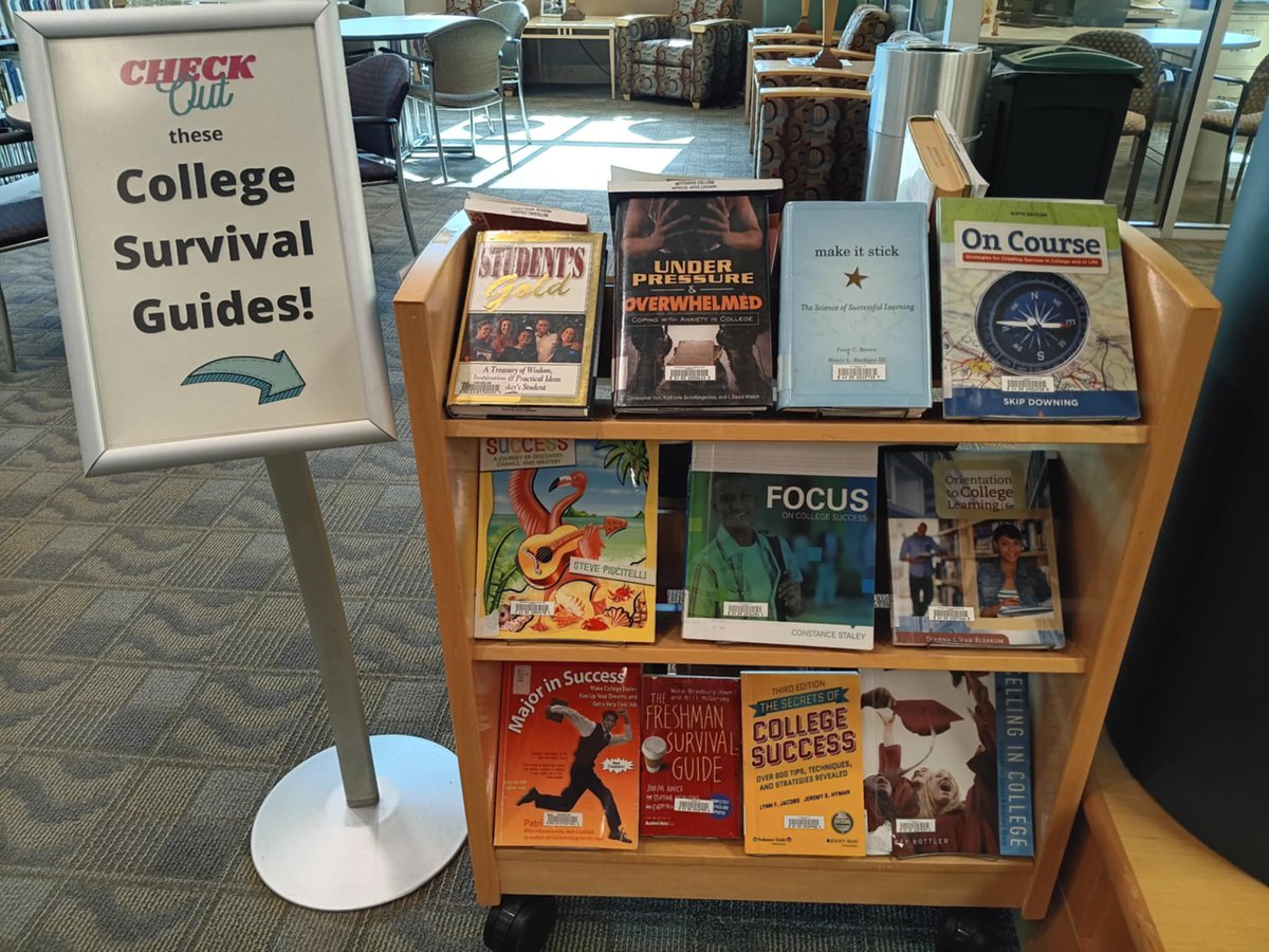 KetColLib's tweet image. Find great College Survival titles here at your KC Library! @KettCollege