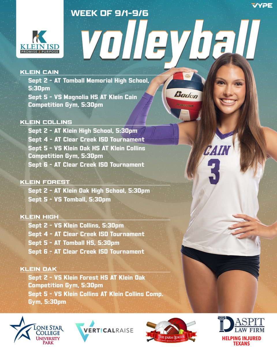 This week in Klein Volleyball 🏐