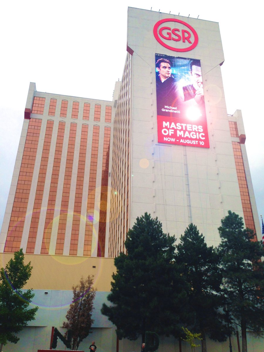 Just found pictures from our 3 month run at the Grand Sierra Resort and Casino in Reno. The motorcycle was loaned to us by Sammy Hagar, the lead singer of Van Halen, and his son Aaron, and the theater had the Guinness World Record for the largest indoor stage. Great memories!