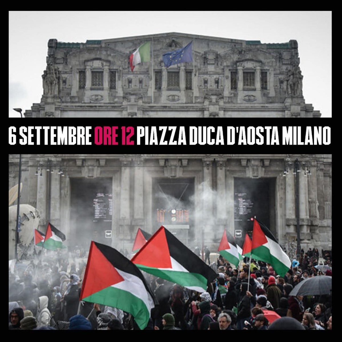 6 SETTEMBRE, SPEZZONE DI MOVIMENTO

Pre-concentramento degli spazi sociali milanesi alle 12 in Centrale per muoversi verso il corteo contro lo sgombero del Leoncavallo che partirà alle 14 in Porta Venezia

#DifendoilLeoncavallo