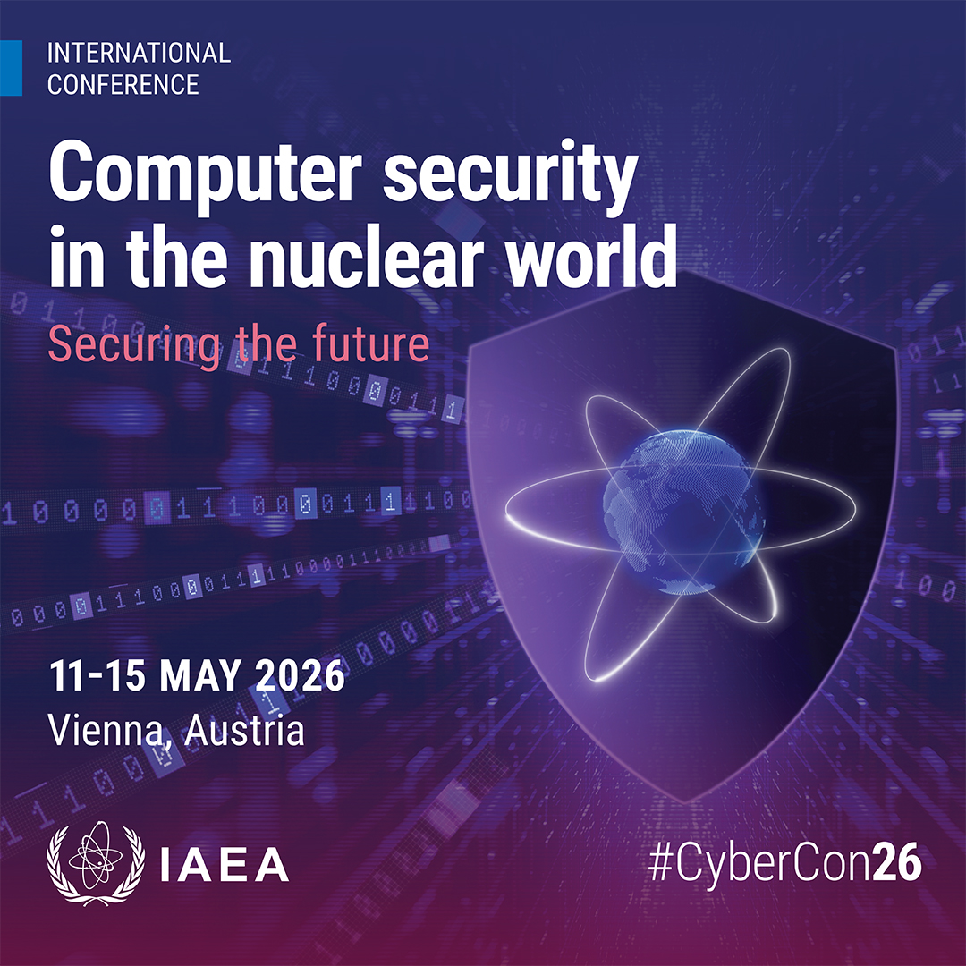 Do you have insights to share about enhancing computer security in the nuclear field? Submit your abstract for an opportunity to present your ideas at #CyberCon26 in Vienna next May.

Deadline: 30 September 2025
atoms.iaea.org/4omtOX3