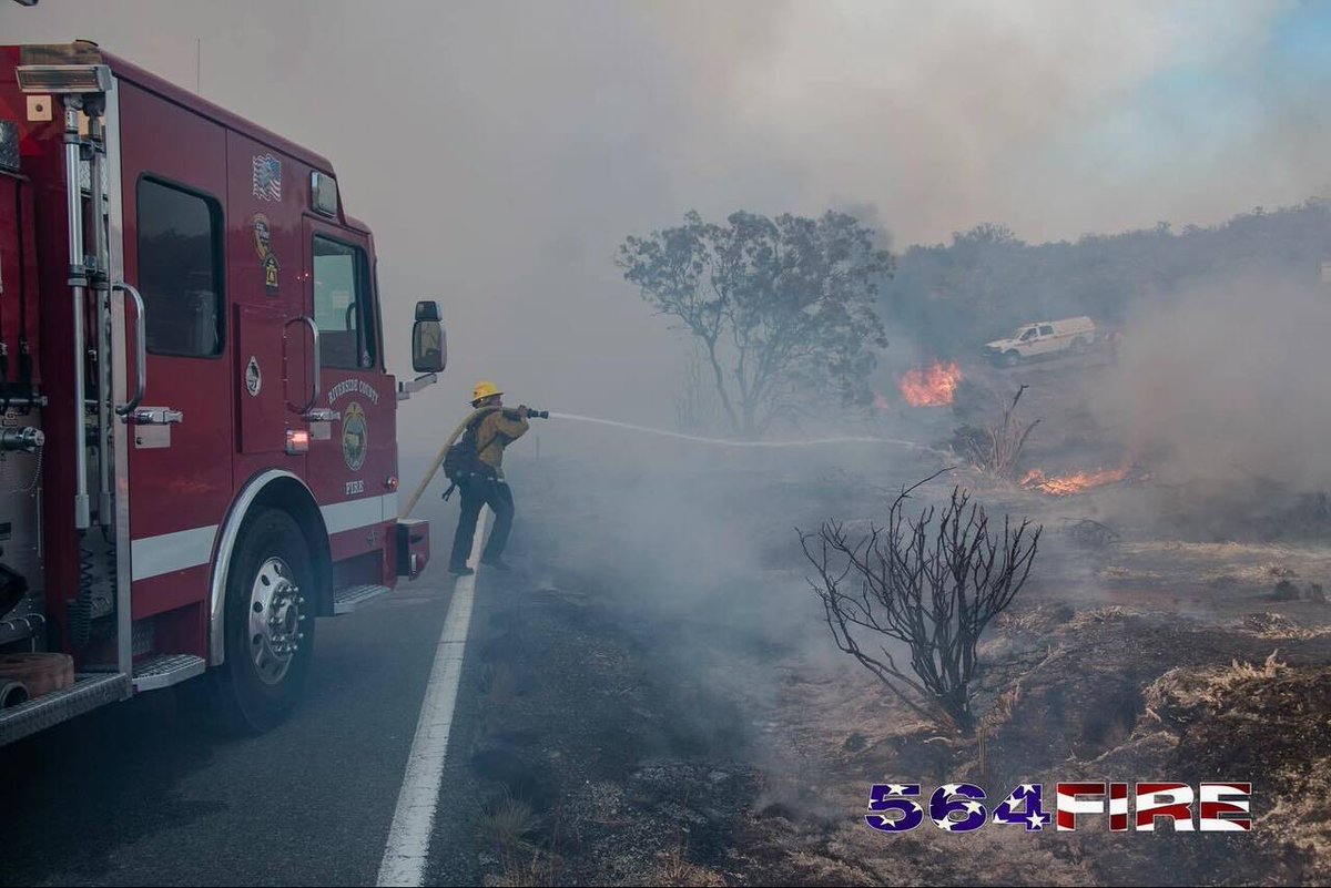 @riversidecountyfire E30 holding Hwy 74 at the recent Rosa Fire. instagr.am/p/DOGusoEkWr3/