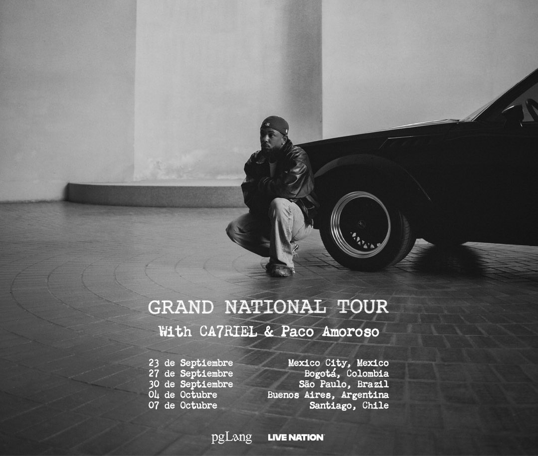 es un buen día para recordarles a todos que este mes kendrick lamar comienza su gira por latinoamérica llevándose con él a dos artistas argentinos y todavía hay entradas disponibles…