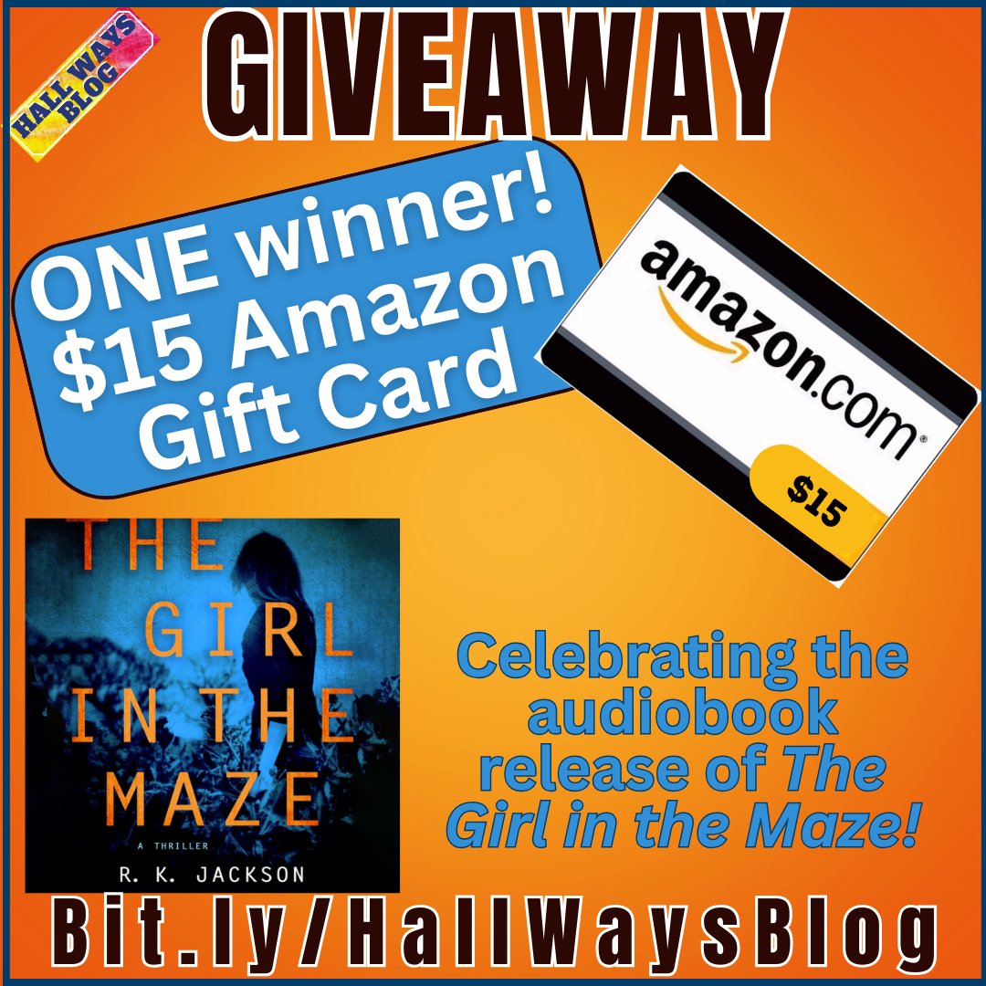 kristinethall's tweet image. On #HallWaysBlog: FINAL DAYS 2 #WIN $15AMZ #giftcard on the suspenseful, twist-filled THE GIRL IN THE MAZE #blogtour w/@partnersincr1me + #audiobook #bookreview!
kristinehallways.blogspot.com/2025/09/the-gi…
#suspense #audioclip #psychologicalthriller #paranormal #seriesstarter #RKJackson